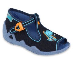 Befado chlapecké sandálky SNAKE 217P112 modré, dino, velikost 23