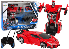 shumee Auto Robot Transformer 2v1 dálkové ovládání R/C Dálkově ovládané červené
