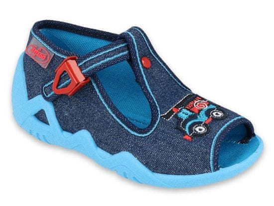 Befado chlapecké sandálky SNAKE 217P110 modré, auto