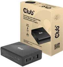 síťová nabíječka, GAN technologie, 4xUSB-A a USB-C, PD 3.0 Support, 132W , černá