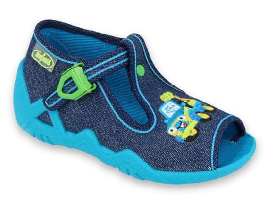 Befado chlapecké sandálky SNAKE 217P107 modré, auto