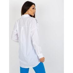 Factoryprice Dámská košile s límečkem oversize DARCIE bílá TO-KS-7005.34P_398290 M