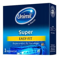 UNIMIL UNIMIL Super EASY-FIT kondomy CLASSIC 3 ks