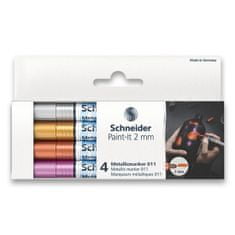 Schneider Metalický popisovač Schneider Paint-It 011 souprava V1, 4 barvy