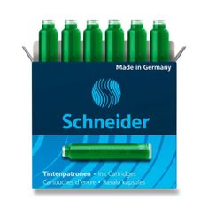 Schneider Inkoustové bombičky zelené 6 ks