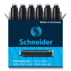Schneider Inkoustové bombičky černé 6 ks