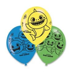 Amscan Nafukovací balónky Baby Shark mix barev a motivů, 6 ks