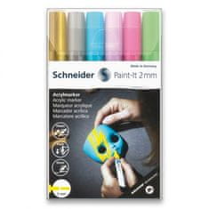 Schneider Akrylový popisovač Schneider Paint-it 310-Souprava V2, 6 barev 