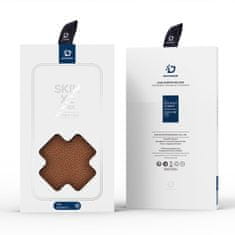 Dux Ducis Skin X2 knížkové pouzdro na Samsung Galaxy A14 5G, hnědé