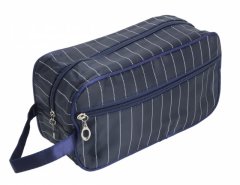 INNA Make-up Bag Travel Bag kosmetička Travelcosmetic s rukojetí pro přenášení v modrá