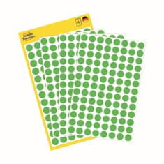 Avery Zweckform Kulaté značkovací etikety 3179 | Ø 8 mm, 416 ks, neonově zelená