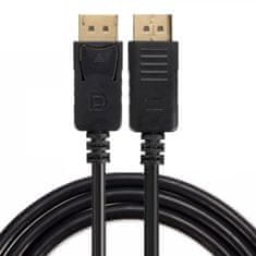 Northix DisplayPort kabel – pozlacený 1,8 m 