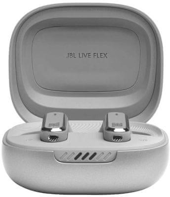  moderní bezdrátová Bluetooth 5.3 sluchátka jbl live flex skvělý jbl zvuk handsfree funkce jbl headphones adaptivní potlačení okolního hluku 