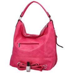 Paolo Bags Dámská koženková taška v oblíbeném lodičkovém provedení Eliana, výrazná růžová