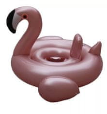 KIK Nafukovací kolo Flamingo se sedačkou pro děti