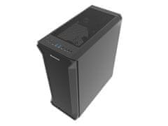 Genesis Počítačová skříň IRID 505F, černá, MIDI TOWER, 5x120mm ventilátory