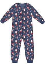 Cornette Chlapecké pyžamo 185/138 Gnomes2 + Ponožky Gatta Calzino Strech, tmavě modrá, 116