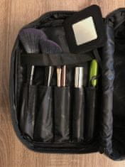 INNA Toaletní taška Make Up Bag Make Up Bag Toaletní taška Cestovní taška Travelcosmetic s rukojetí Kosmetické pouzdro v černé barvě