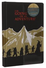 CurePink Blok A5 The Hobbit: I'm Going On An Adventure! (14,8 x 21 cm)