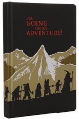 CurePink Blok A5 The Hobbit: I'm Going On An Adventure! (14,8 x 21 cm)