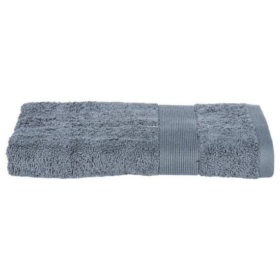 Atmosphera Ručník, šedý ručník, bavlněný ručník - tmavě šedá barva, 90 x 50 cm