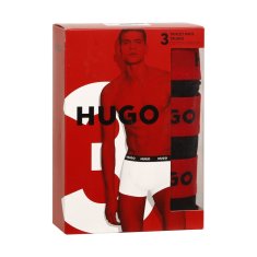 Hugo Boss 3PACK pánské boxerky černé (50469786 002) - velikost M