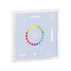 Paulmann PAULMANN LumiTiles příslušenství Smart Home Zigbee Square Touch Modul IP44 100x10mm bílá umělá hmota/hliník 78423