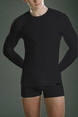 Cornette Pánské tričko 214 Authentic black + Ponožky Gatta Calzino Strech, černá, S