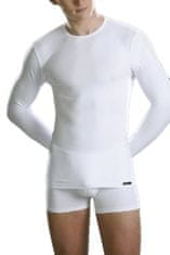 Cornette Pánské tričko 214 Authentic white + Ponožky Gatta Calzino Strech, bílá, S