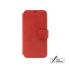 FIXED Kožené pouzdro typu kniha ProFit pro Apple iPhone 14 Pro, červené