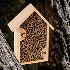 ProGarden Domeček Pro Hmyz Dřevěný, Hmyzí Hotel Dům Budka Hnízdní Motýli Včely Drozdy Prospěšný Hmyz Dřevěné Krmítko