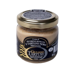 Giuliano Tartufi Sýrový krém z Pecorina s černým drahocenným lanýžem, 80 g