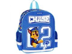 sarcia.eu Paw Patrol Chase Modrý, chlapecký předškolní batoh, reflexní prvky 31x25x9cm 