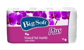 Big Soft Toaletní papír Big Soft - Plus / 16 ks / dvouvrstvý