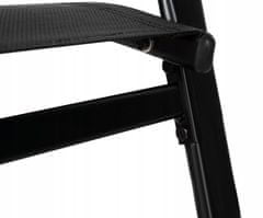 Gardlov 20707 Balkonový set stůl + 2 židle černý