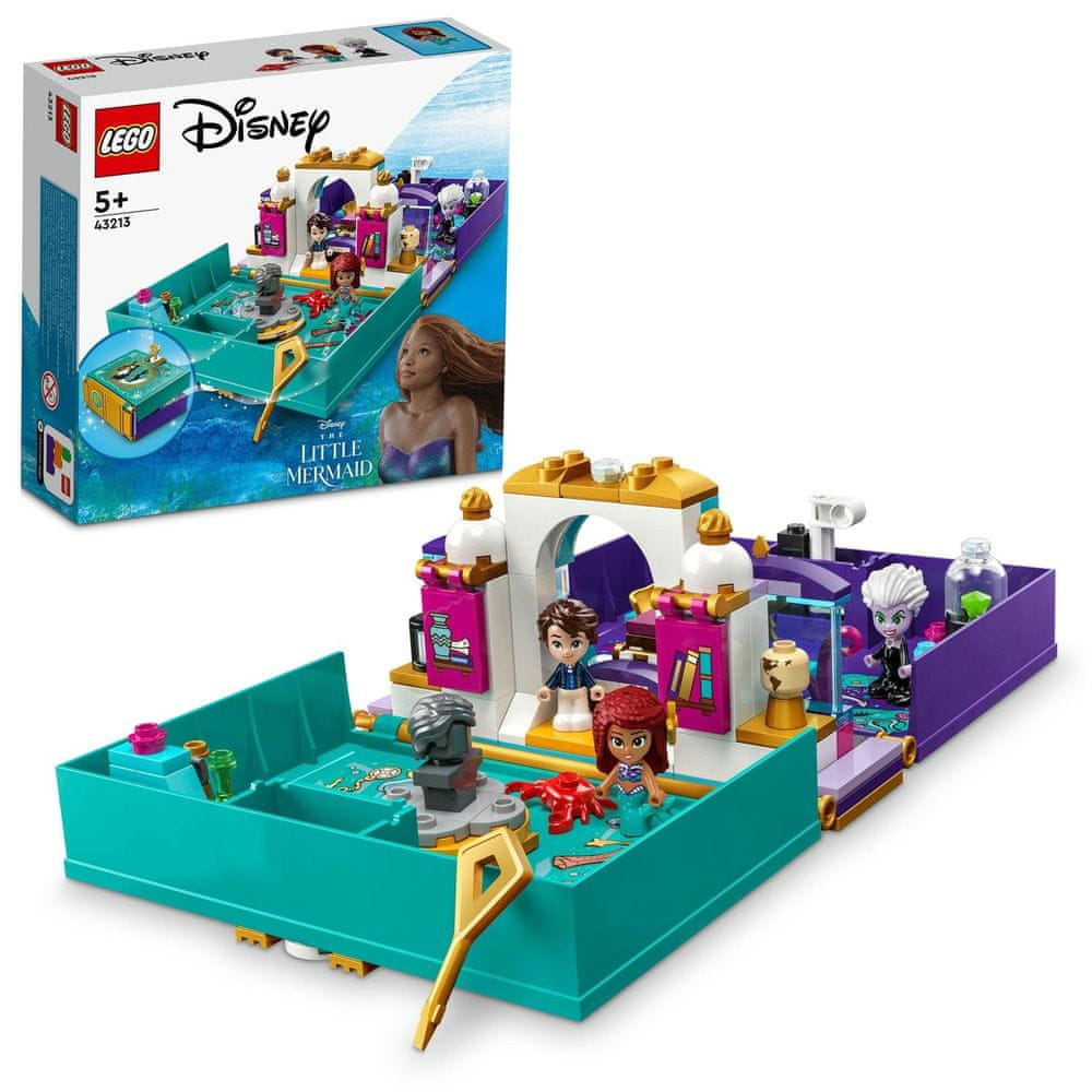 Levně LEGO Disney 43213 Malá mořská víla a její pohádková kniha