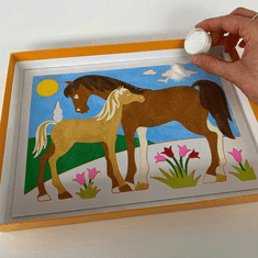 Sentosphére Sablimage: Pískové obrázky - Koně