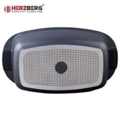 Herzberg HG-7032RG: 32cm grilovací rošt s mramorovým potahem