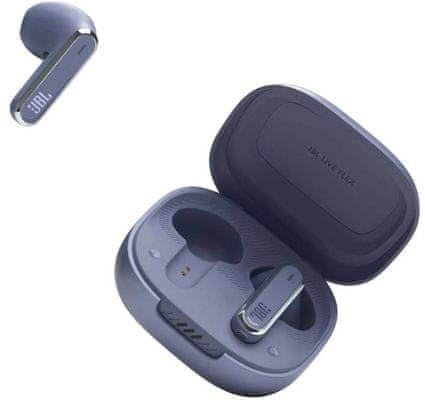  moderní bezdrátová Bluetooth 5.3 sluchátka jbl live flex skvělý jbl zvuk handsfree funkce jbl headphones adaptivní potlačení okolního hluku 