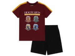 sarcia.eu Harry Potter Chlapecké pyžamo s kraťasy, kaštanové a černé letní pyžamo 9 let 134 cm
