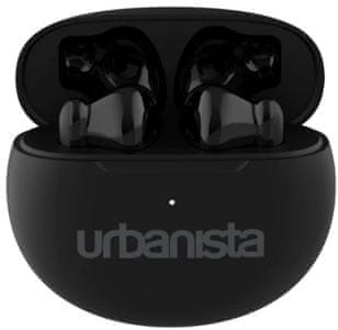 moderní bezdrátová Bluetooth 5.3 sluchátka urbanista austin skvělý zvukový projev dlouhá výdrž nabíjecí box handsfree