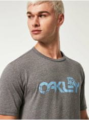 Oakley Šedé pánské žíhané tričko Oakley S