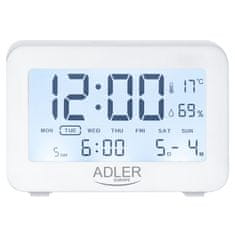 Adler Budík elektronický teplota vlhkost AD1196W