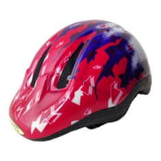 CASCO Follow Me I, červeno-fialový plamen, vel. S 47-52cm