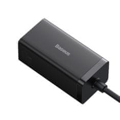 BASEUS GaN5 Pro rychlonabíjecí stolní adaptér 2x USB-C + USB-A + HDMI 67W 1.5m kabel CCGP110201, černá