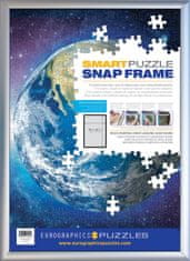 EuroGraphics Snap Frame Stříbrný hliníkový klaprám na puzzle 48,89x67,63cm