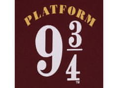 sarcia.eu Harry Potter Platform 9 3/4 chlapecké pyžamo , chlapecké letní pyžamo Burgundsko černé 9 let 134 cm