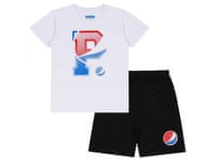 sarcia.eu PEPSI Chlapecké pyžamo s krátkým rukávem, bavlněné pyžamo pro kluka 9 let 134 cm