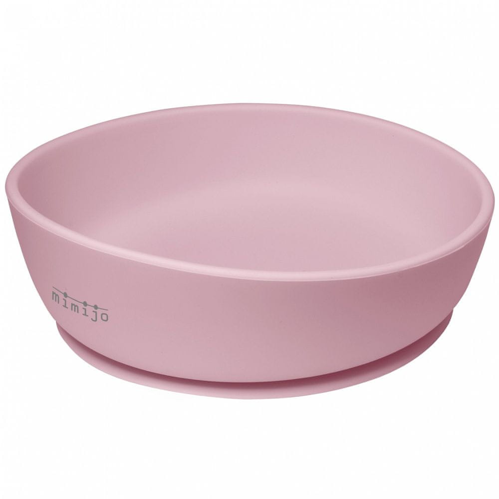 Mimijo Silikonový talíř růžový