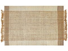 Beliani Jutový koberec 200 x 300 cm béžový DEDEMLI